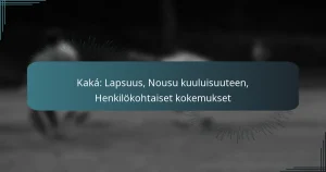 Kaká: Lapsuus, Nousu kuuluisuuteen, Henkilökohtaiset kokemukset