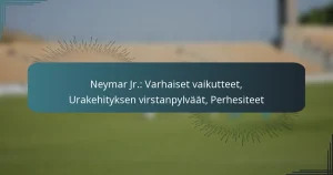 Neymar Jr.: Varhaiset vaikutteet, Urakehityksen virstanpylväät, Perhesiteet